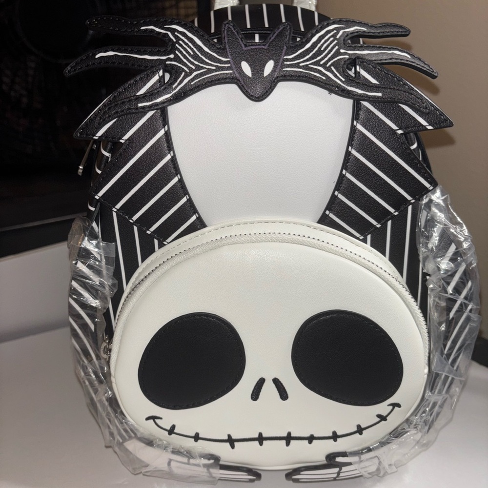 #NBC-2108 Loungefly Headless Jack Skellington mini backpack